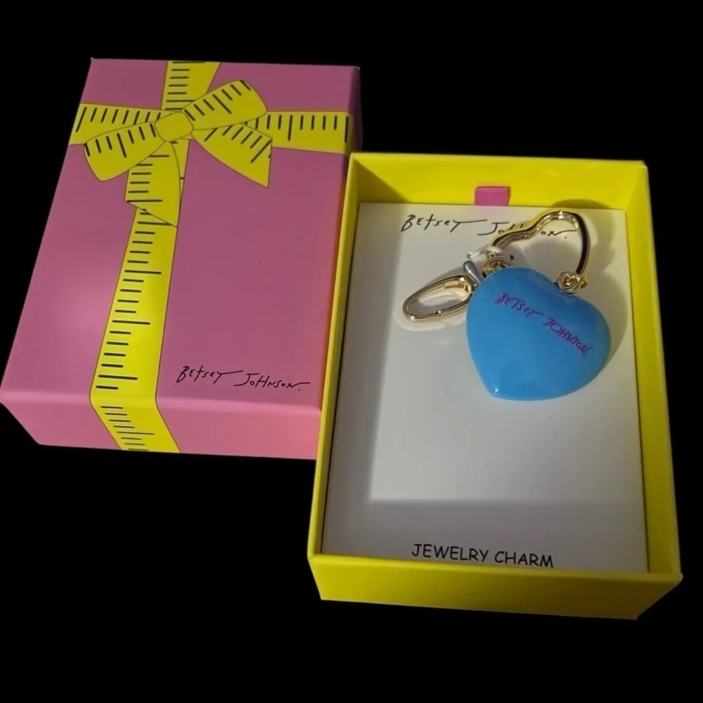BETSEY JOHNSON Viral Back to School Cereal Bowl Keychain Bag Backpack Charm NWT